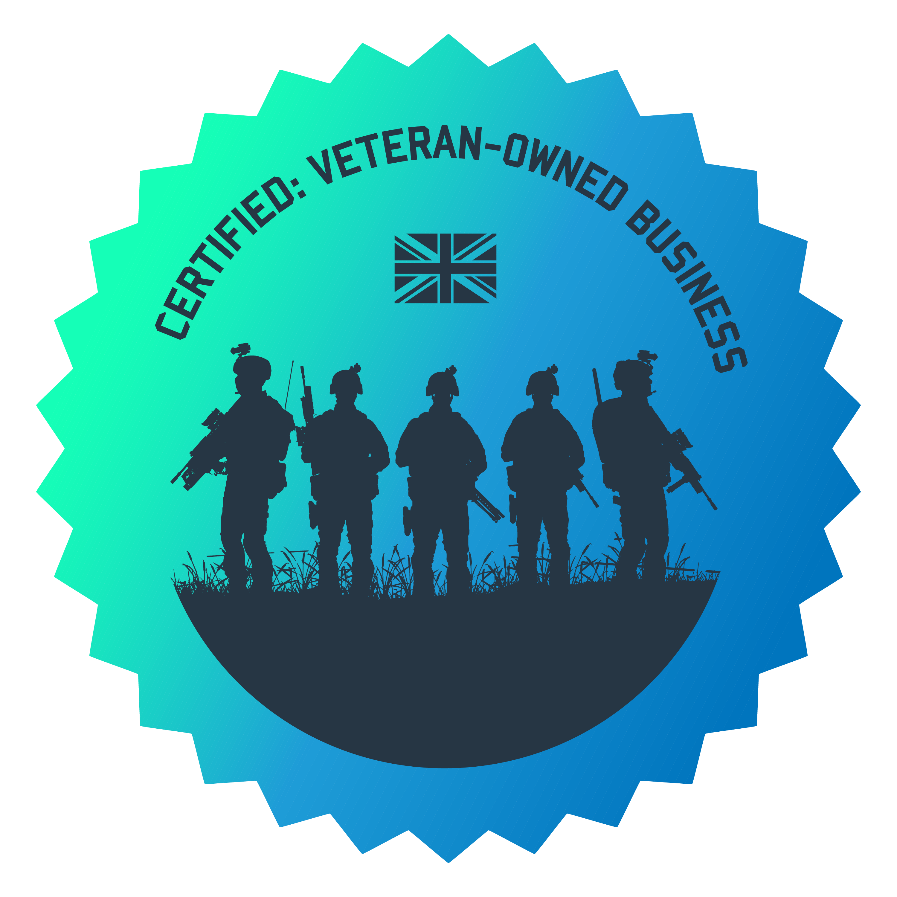 Certified: Veteran-owned business